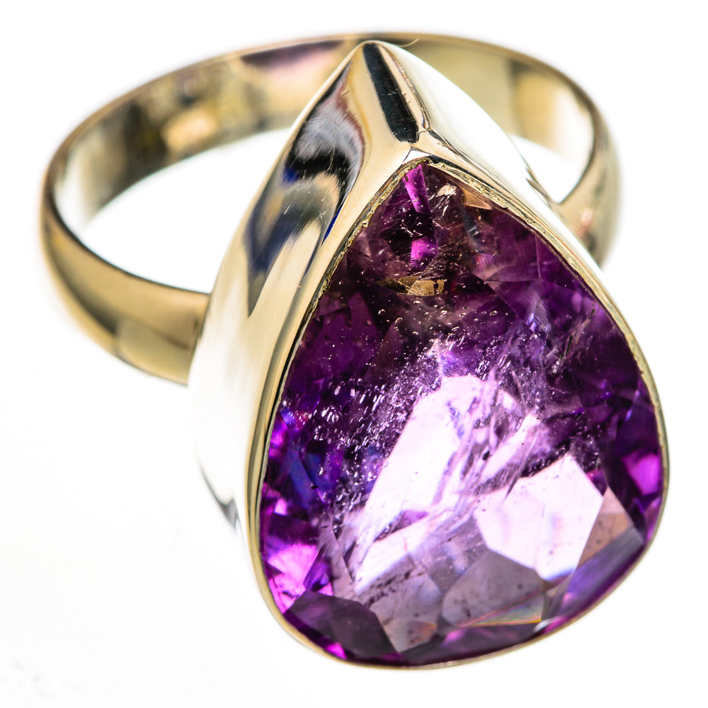 Amethyst Rings handcrafted by Ana Silver Co - RING102976 - Photo 2