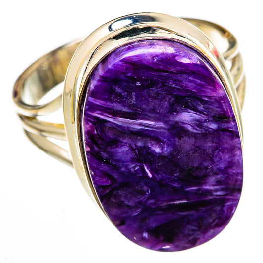 Charoite Rings handcrafted by Ana Silver Co - RING102977