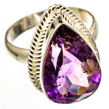 Amethyst Rings handcrafted by Ana Silver Co - RING102980 - Photo 2