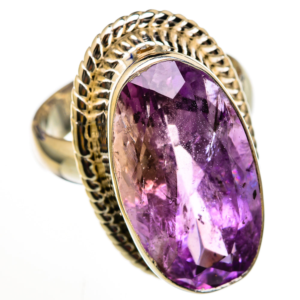 Amethyst Rings handcrafted by Ana Silver Co - RING102982 - Photo 2