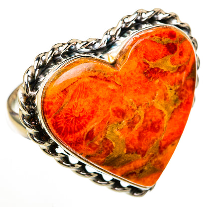 Sponge Coral Rings handcrafted by Ana Silver Co - RING103021