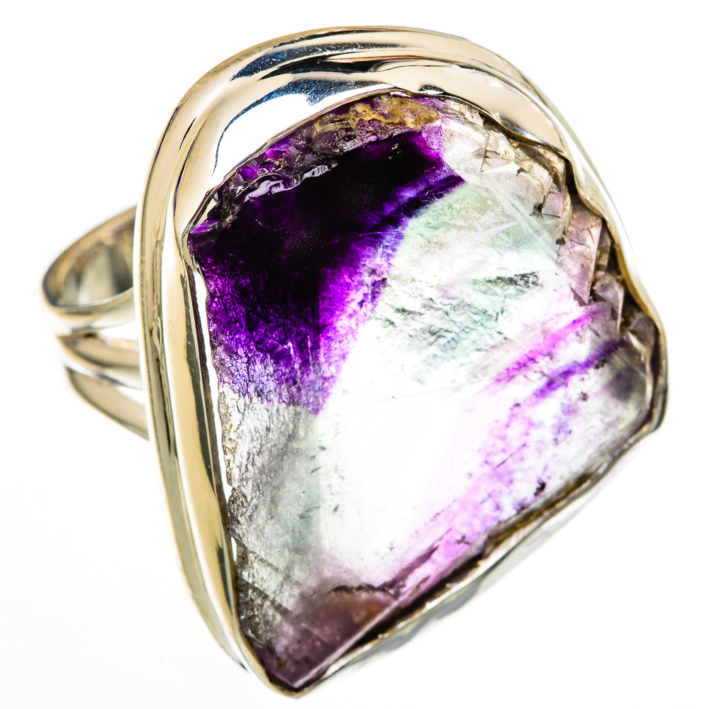 Fluorite Rings handcrafted by Ana Silver Co - RING103032 - Photo 2