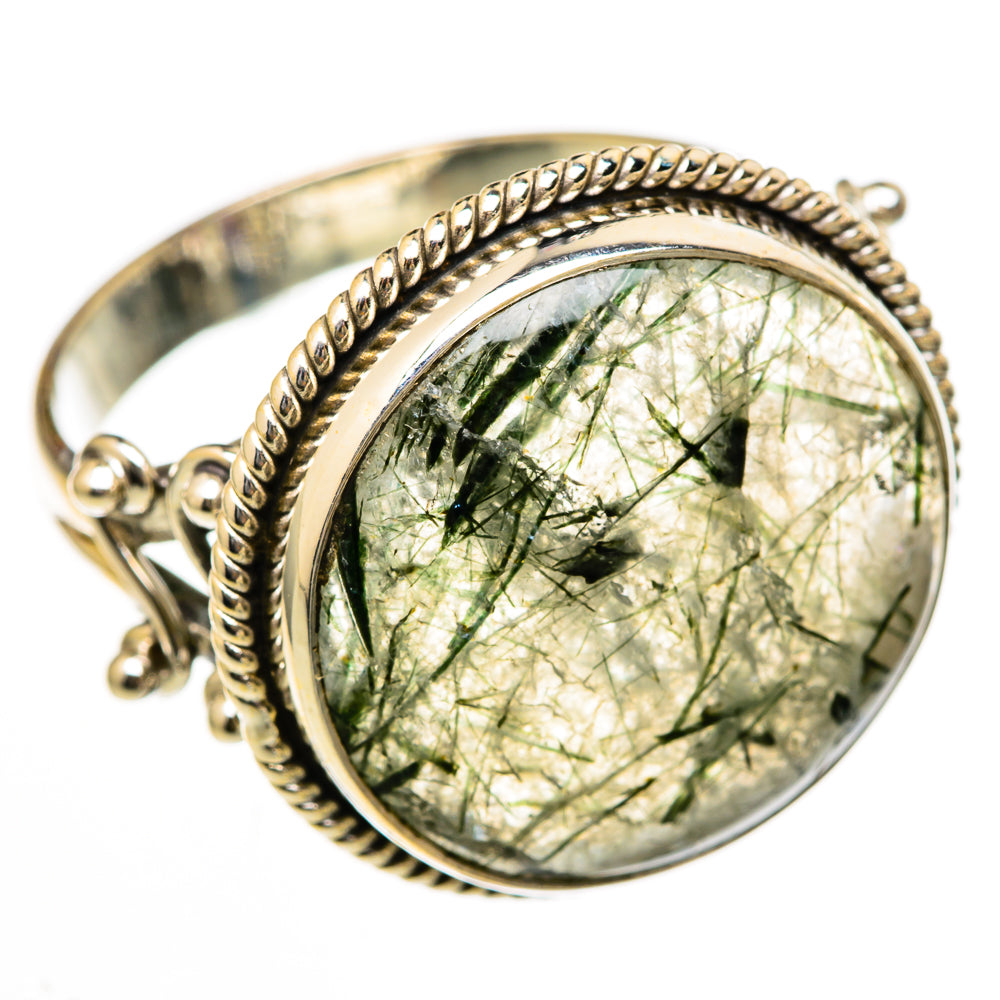 Tourmalinated Quartz Rings handcrafted by Ana Silver Co - RING103039 - Photo 2