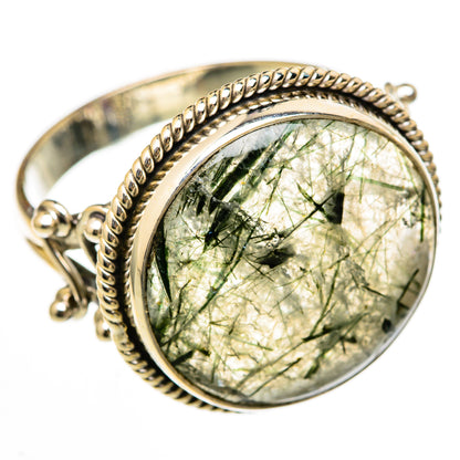 Tourmalinated Quartz Rings handcrafted by Ana Silver Co - RING103039 - Photo 2