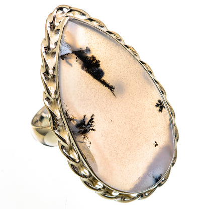 Dendritic Opal Rings handcrafted by Ana Silver Co - RING103040