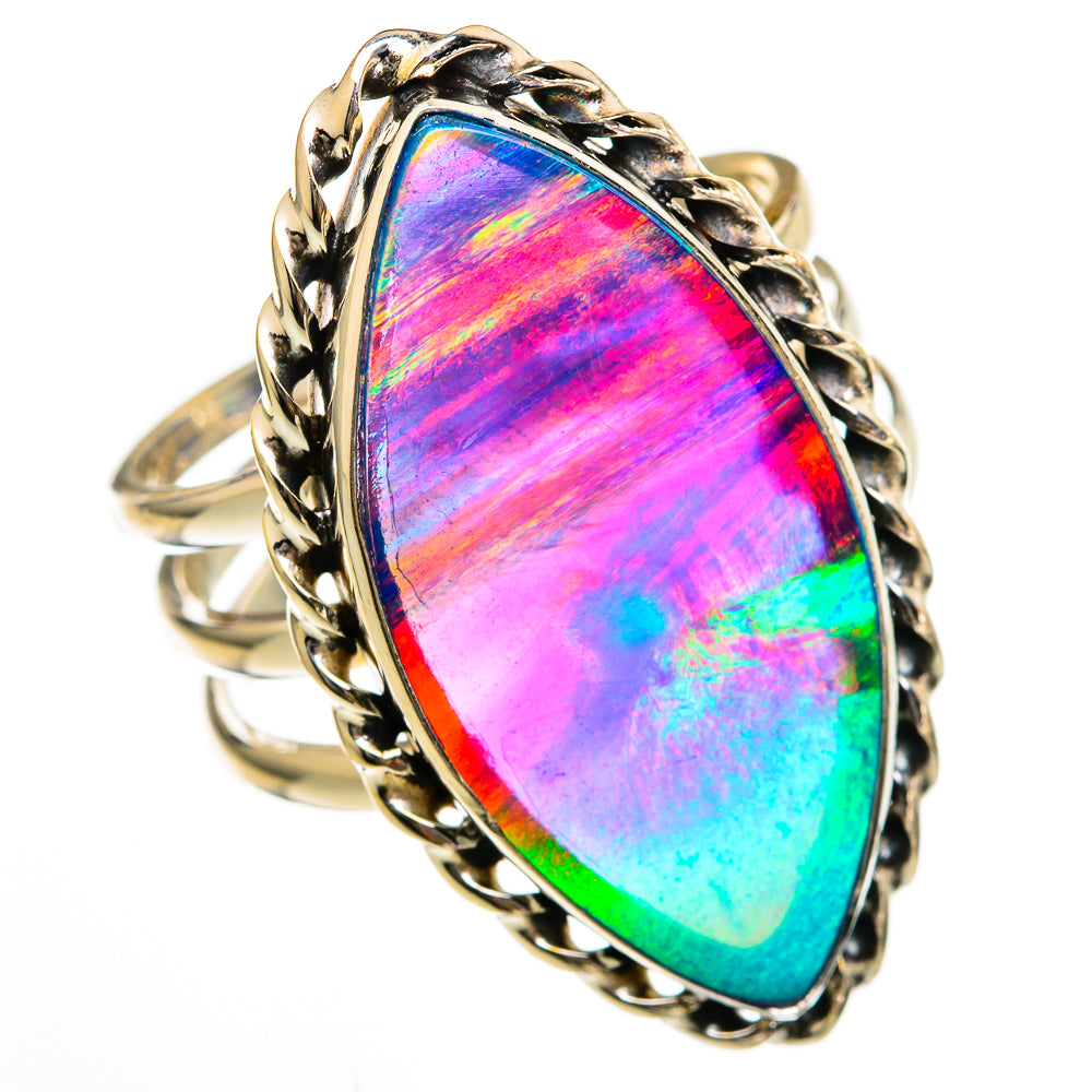 Aura Opal Rings handcrafted by Ana Silver Co - RING103046