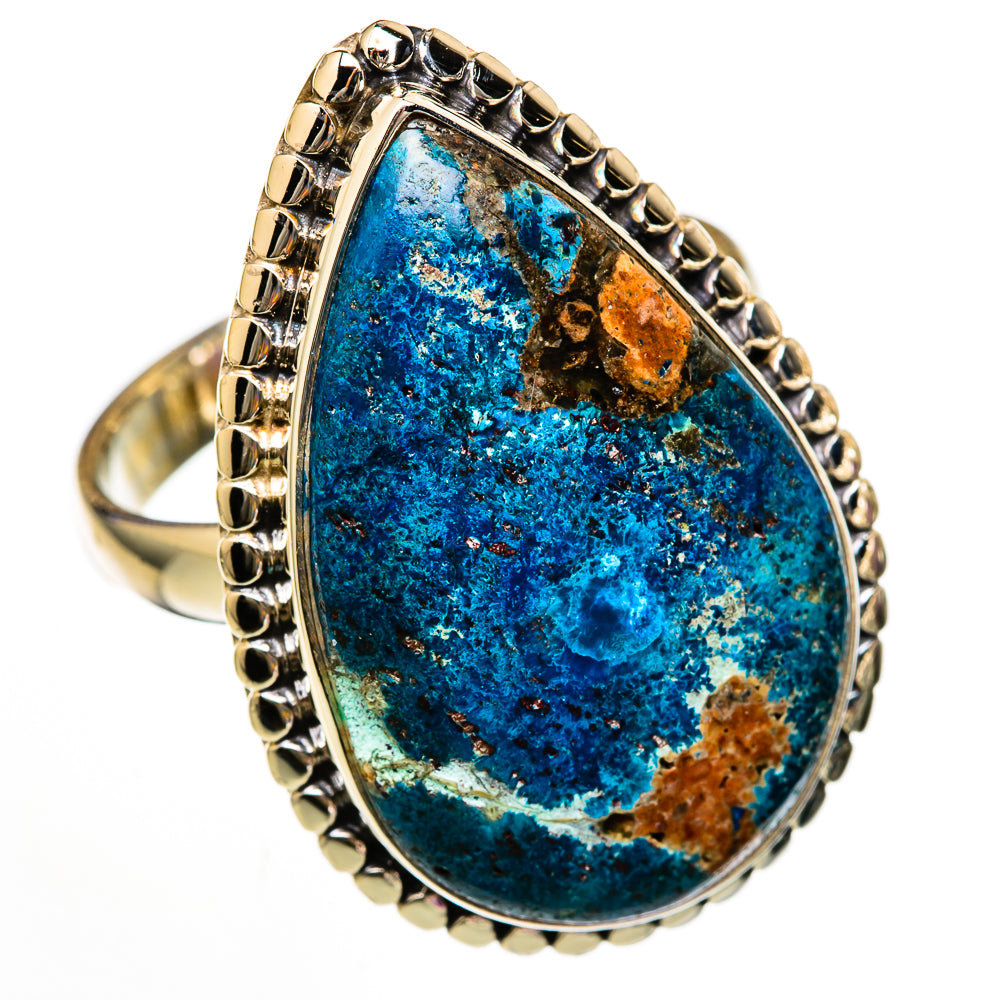 Shattuckite Rings handcrafted by Ana Silver Co - RING103049 - Photo 2