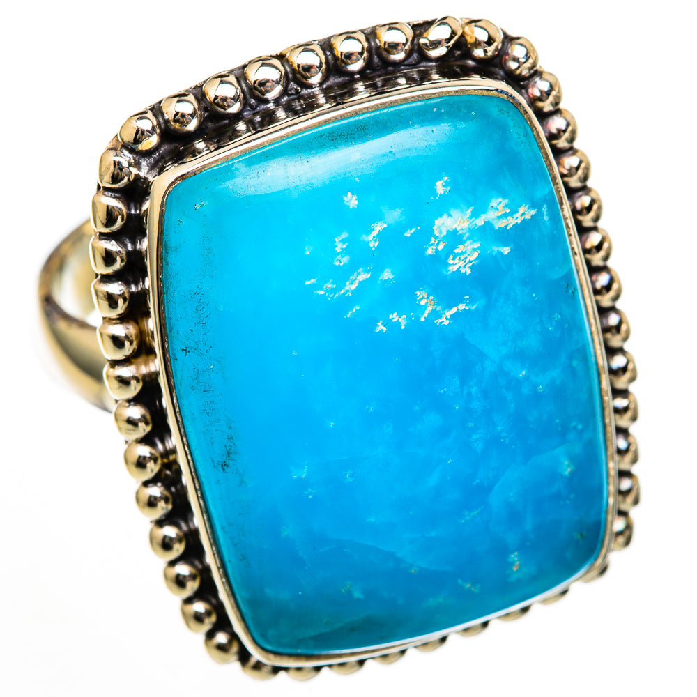 Larimar Rings handcrafted by Ana Silver Co - RING103051