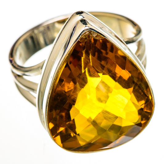 Mandarin Citrine Rings handcrafted by Ana Silver Co - RING103068