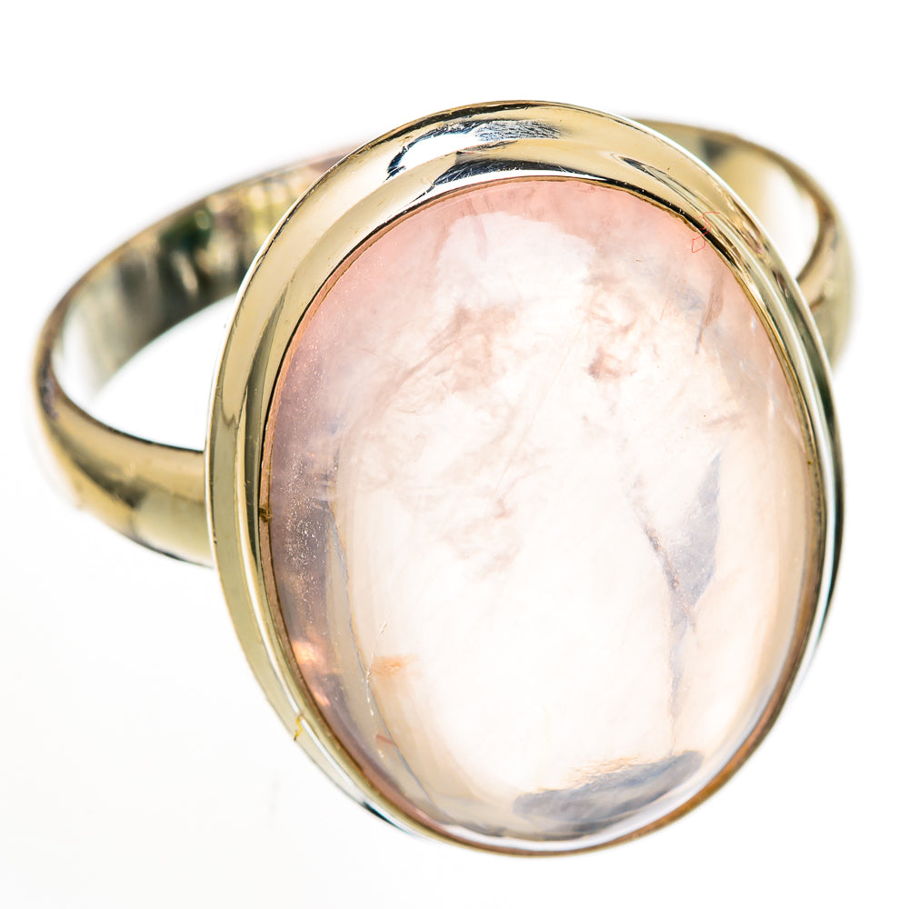 Rose Quartz Rings handcrafted by Ana Silver Co - RING103070 - Photo 2