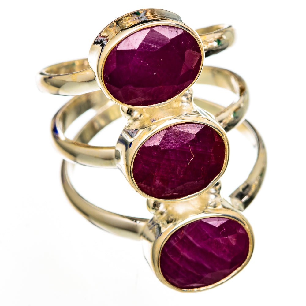 Ruby Rings handcrafted by Ana Silver Co - RING103072