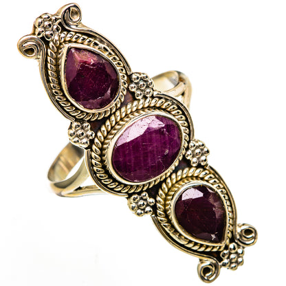 Ruby Rings handcrafted by Ana Silver Co - RING103073 - Photo 2