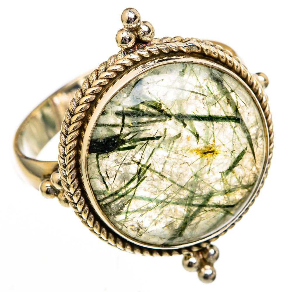 Tourmalinated Quartz Rings handcrafted by Ana Silver Co - RING103089 - Photo 2
