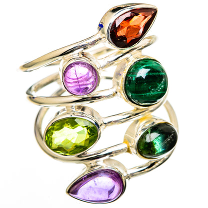 Malachite Rings handcrafted by Ana Silver Co - RING103093