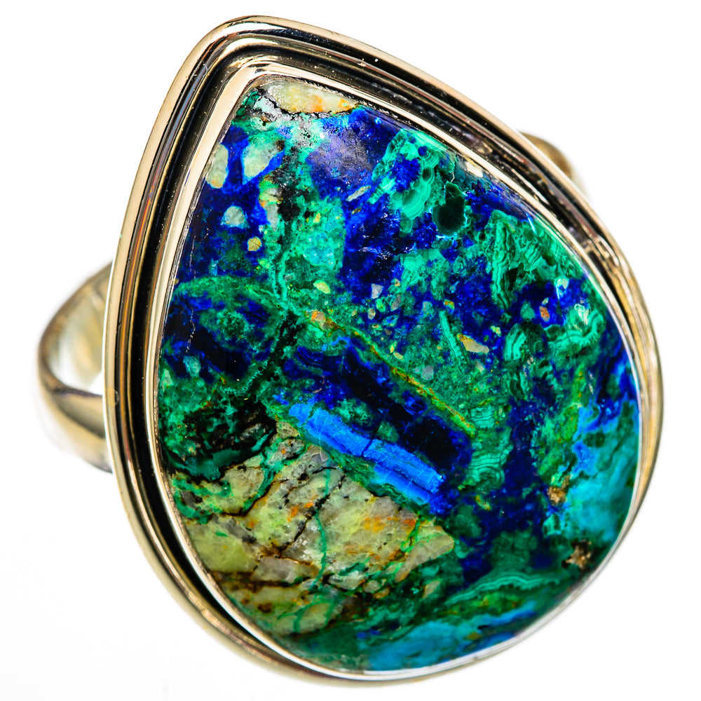 Chrysocolla Rings handcrafted by Ana Silver Co - RING103095 - Photo 2