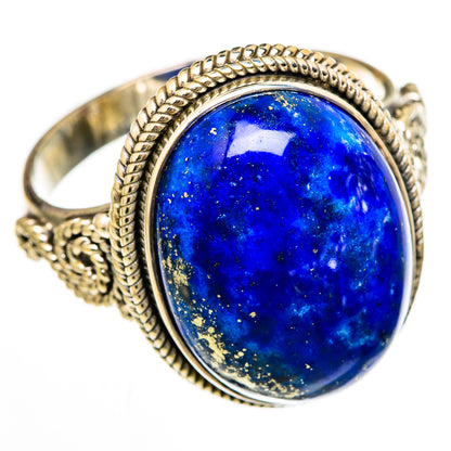 Lapis Lazuli Rings handcrafted by Ana Silver Co - RING103103 - Photo 2
