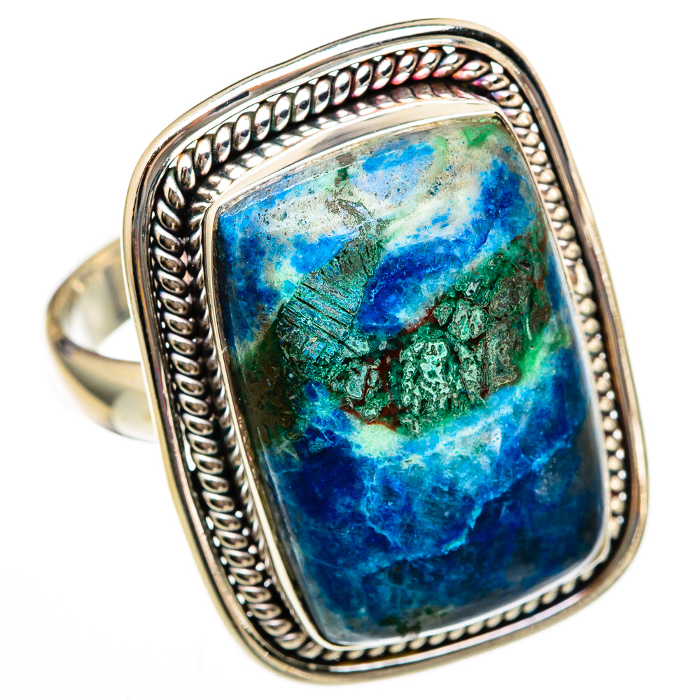 Chrysocolla Rings handcrafted by Ana Silver Co - RING103105