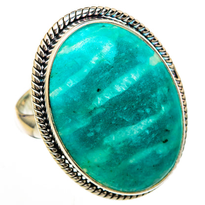 Amazonite Rings handcrafted by Ana Silver Co - RING103118 - Photo 2