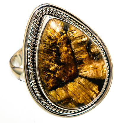 Chiastolite Rings handcrafted by Ana Silver Co - RING103120 - Photo 2