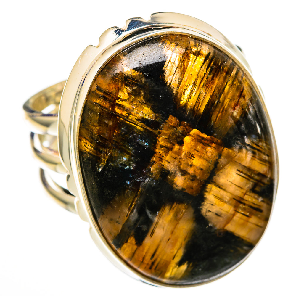 Chiastolite Rings handcrafted by Ana Silver Co - RING103122 - Photo 2