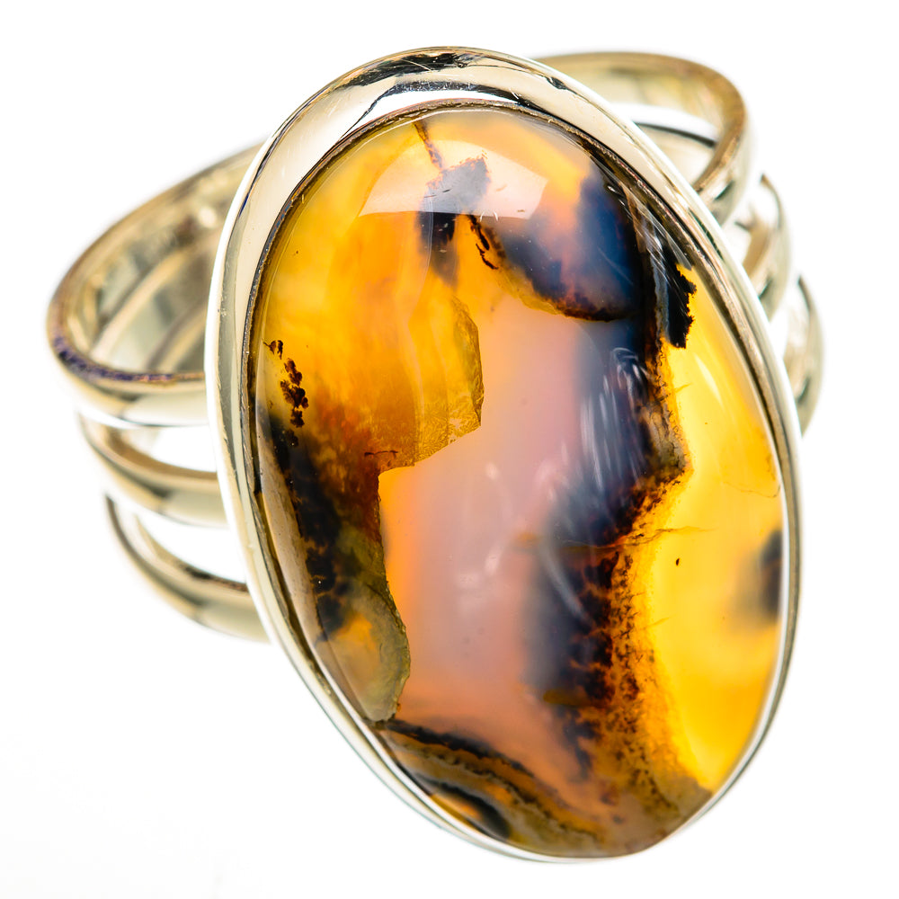Montana Agate Rings handcrafted by Ana Silver Co - RING103124 - Photo 2