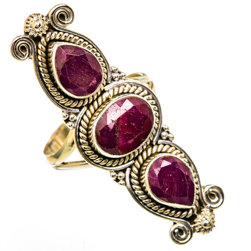Ruby Rings handcrafted by Ana Silver Co - RING103126