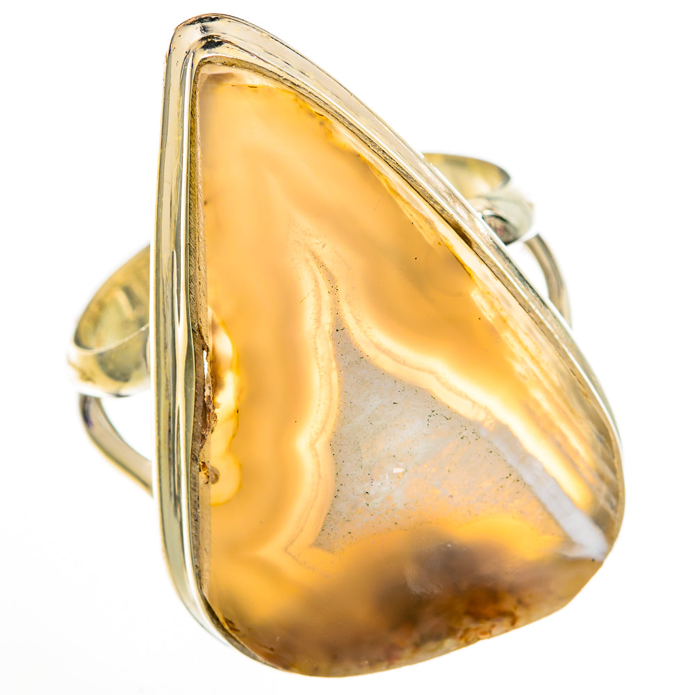 White Geode Slice Rings handcrafted by Ana Silver Co - RING103144 - Photo 2