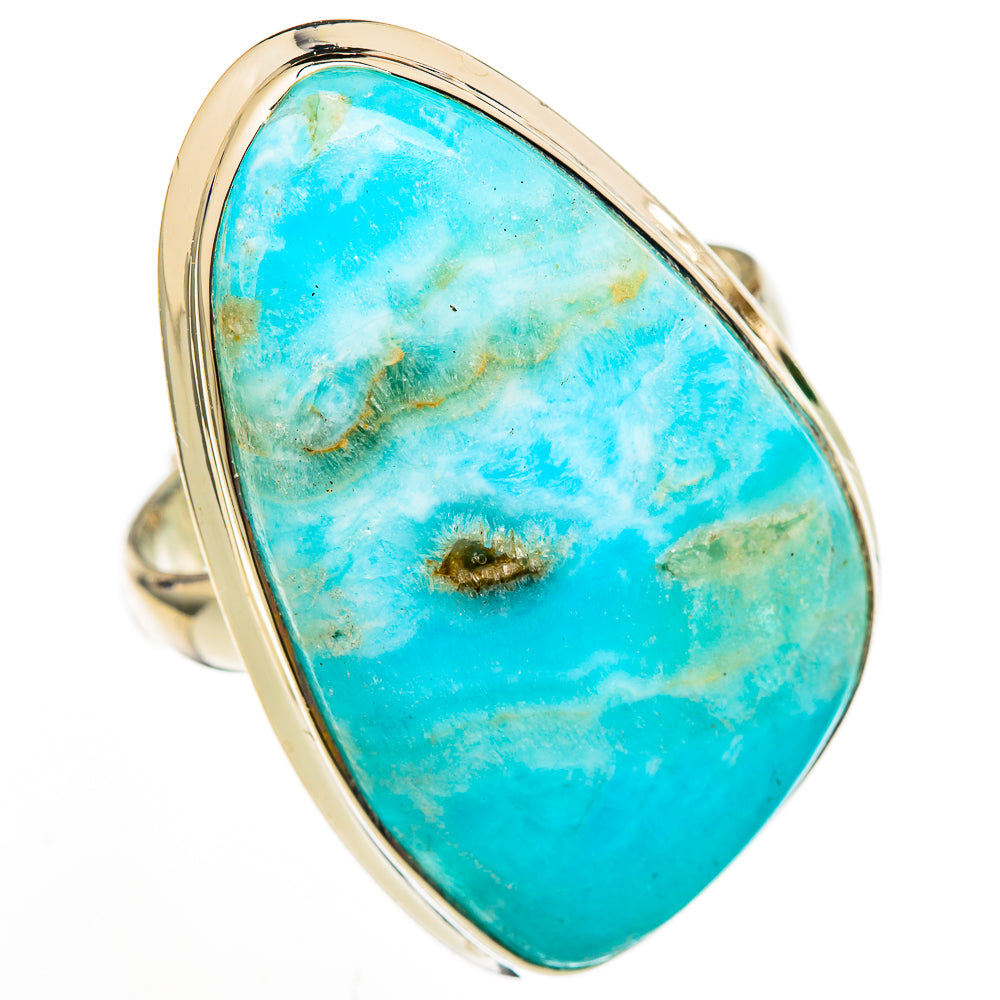 Larimar Rings handcrafted by Ana Silver Co - RING103156
