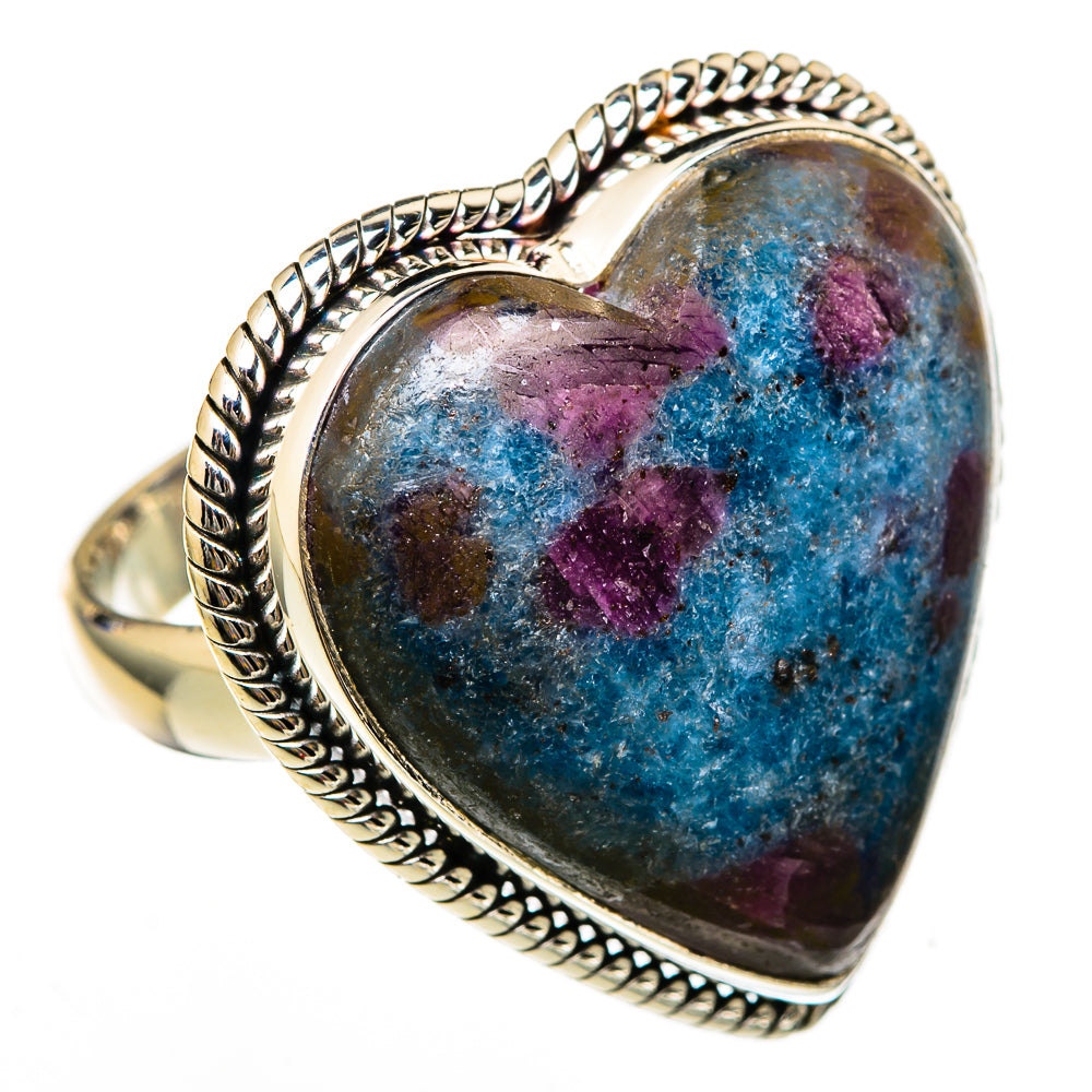 Ruby Fuchsite Rings handcrafted by Ana Silver Co - RING103159