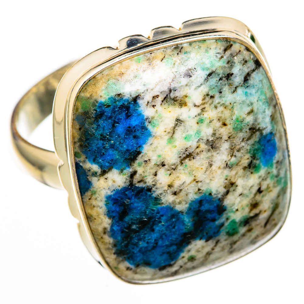 K2 Blue Azurite Rings handcrafted by Ana Silver Co - RING103160 - Photo 2