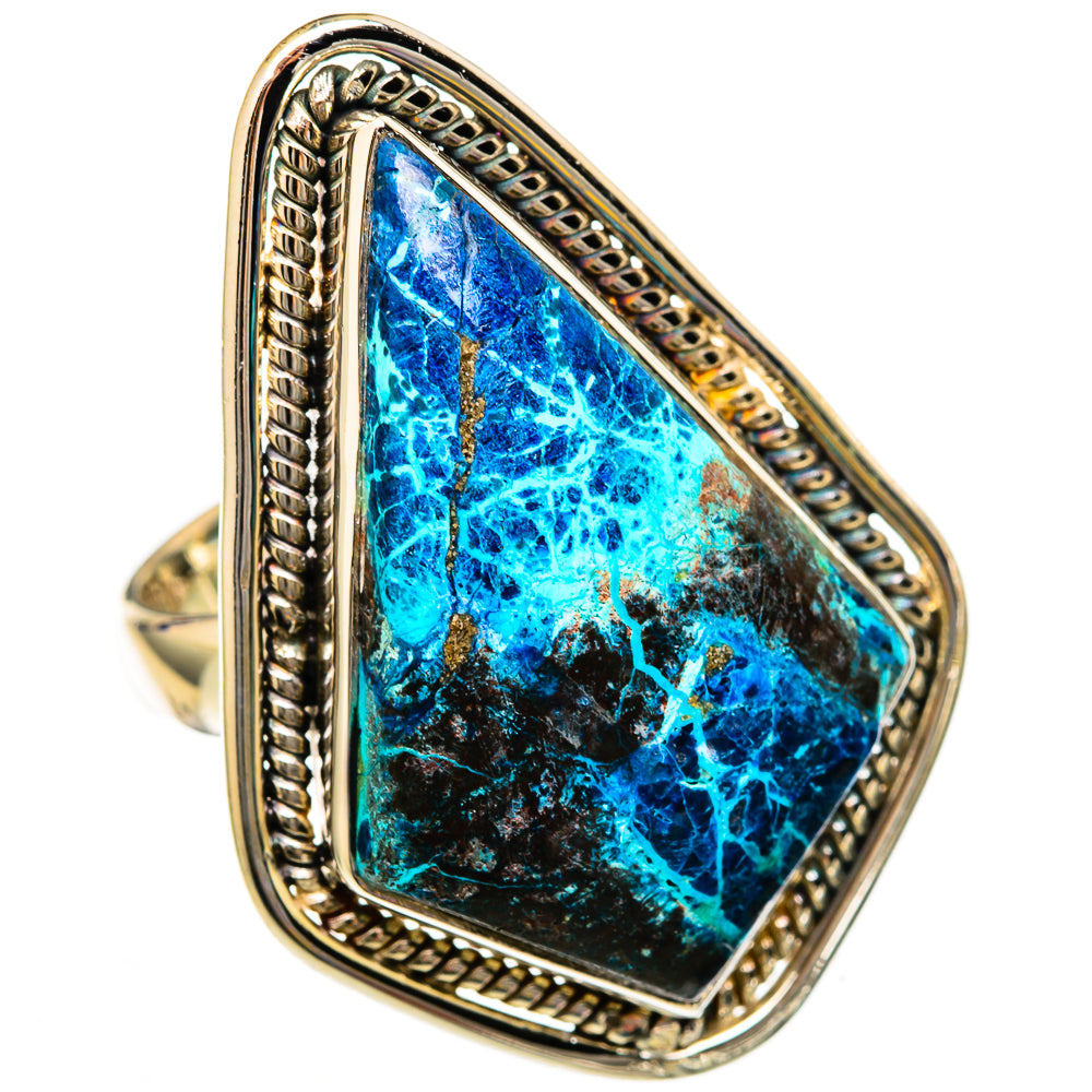 Shattuckite Rings handcrafted by Ana Silver Co - RING103161 - Photo 2