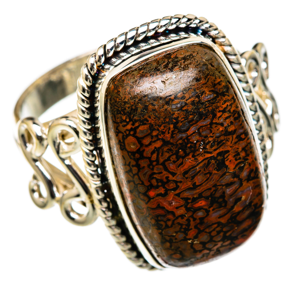 Dinosaur Bone Rings handcrafted by Ana Silver Co - RING103179 - Photo 2