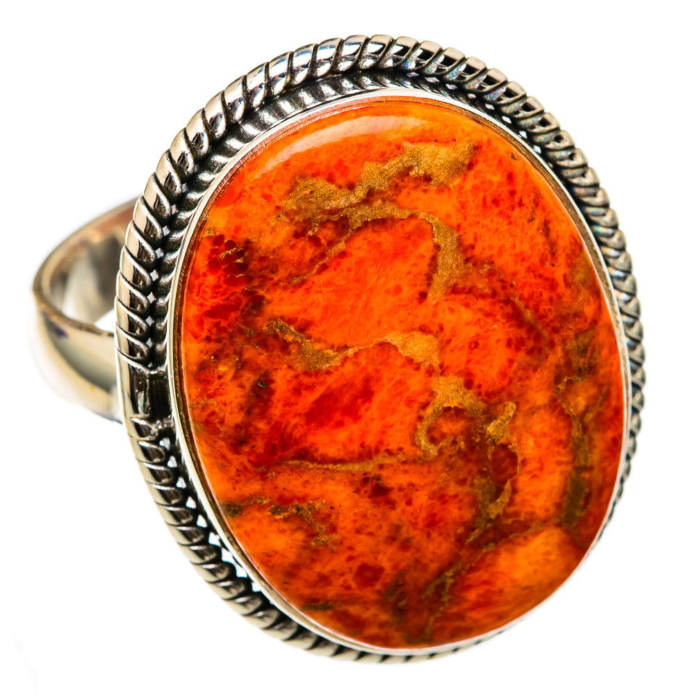 Sponge Coral Rings handcrafted by Ana Silver Co - RING103180
