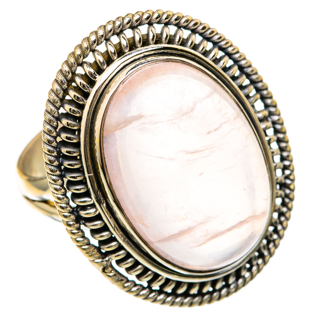 Rose Quartz Rings handcrafted by Ana Silver Co - RING103183 - Photo 2