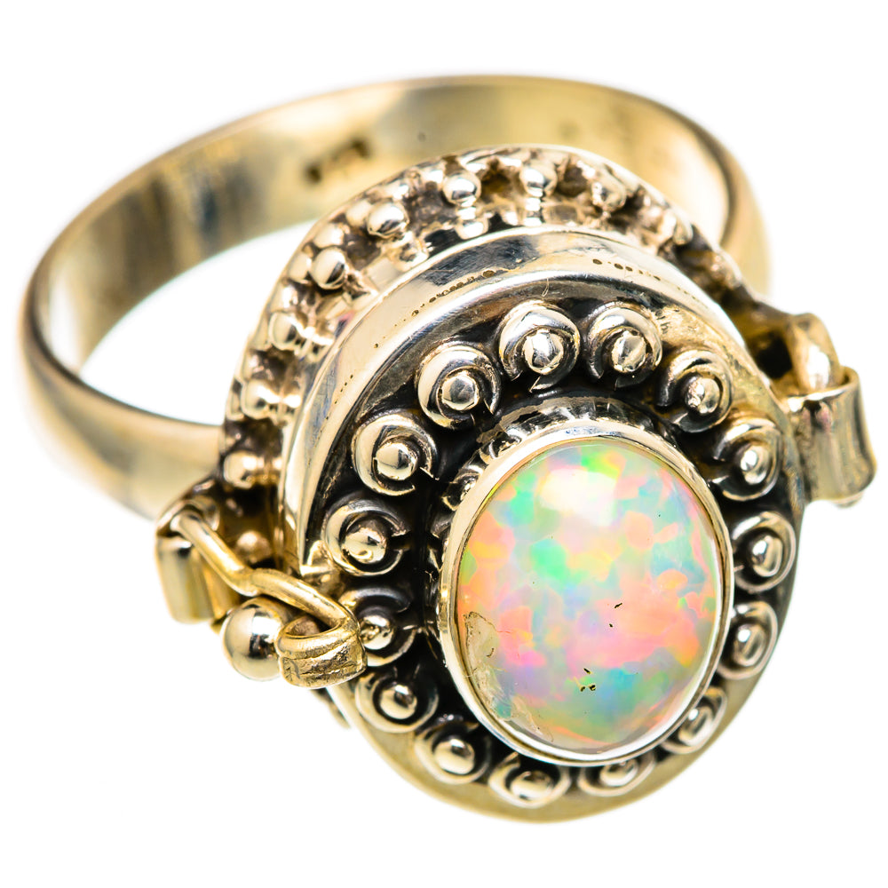 Ethiopian Opal Rings handcrafted by Ana Silver Co - RING103196