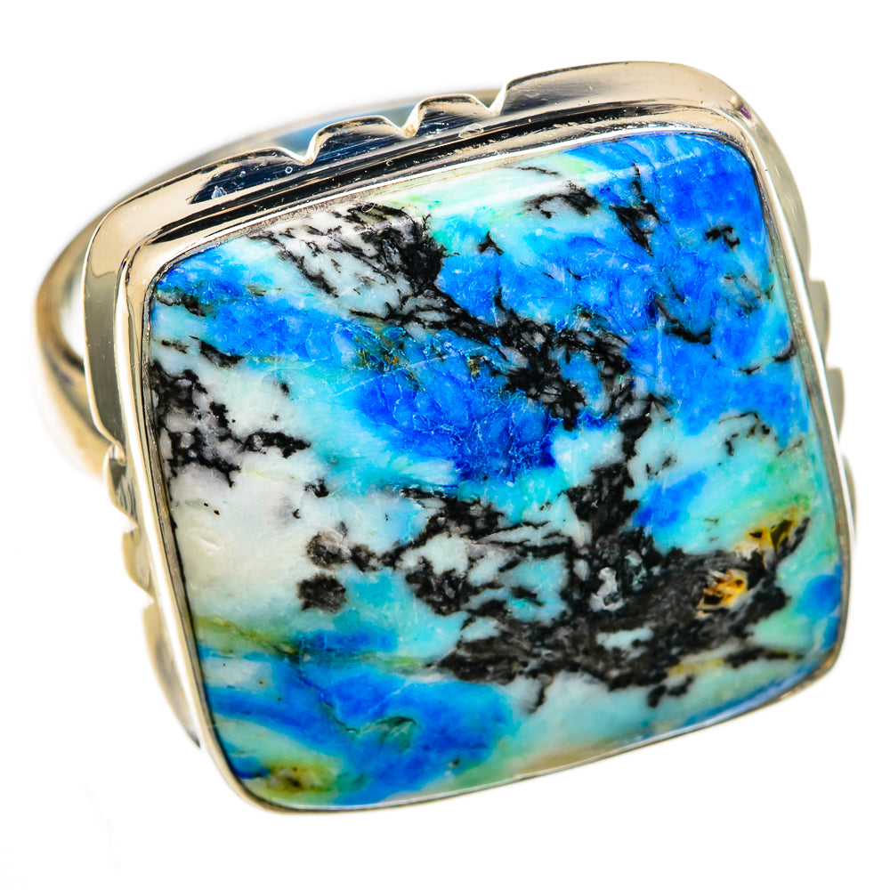 Azurite Rings handcrafted by Ana Silver Co - RING103198 - Photo 2