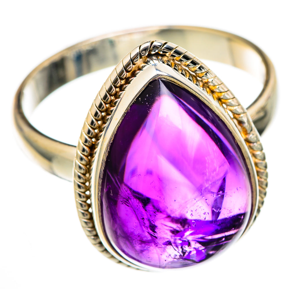 Amethyst Rings handcrafted by Ana Silver Co - RING103210 - Photo 2