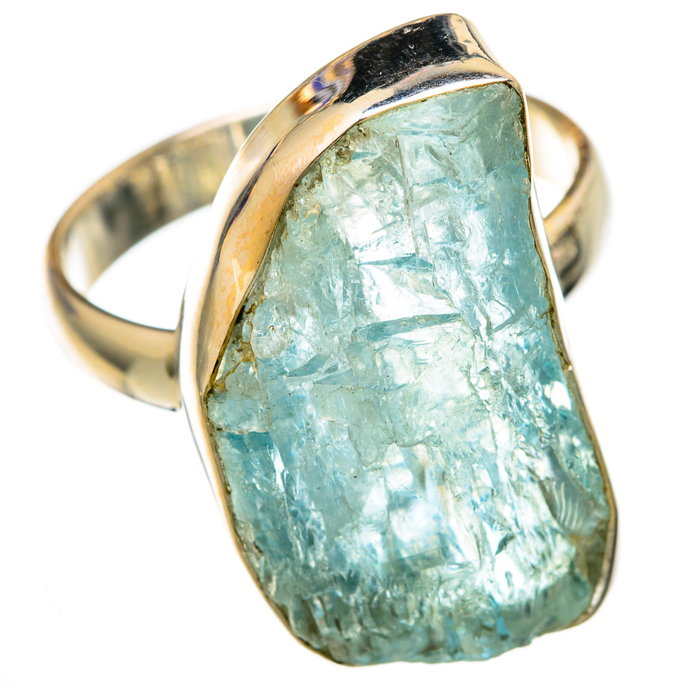 Aquamarine Rings handcrafted by Ana Silver Co - RING103224 - Photo 2