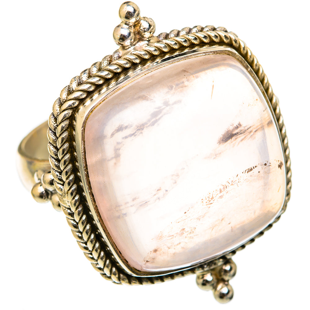 Rose Quartz Rings handcrafted by Ana Silver Co - RING103231 - Photo 2