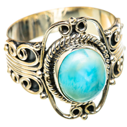 Larimar Rings handcrafted by Ana Silver Co - RING103246 - Photo 2