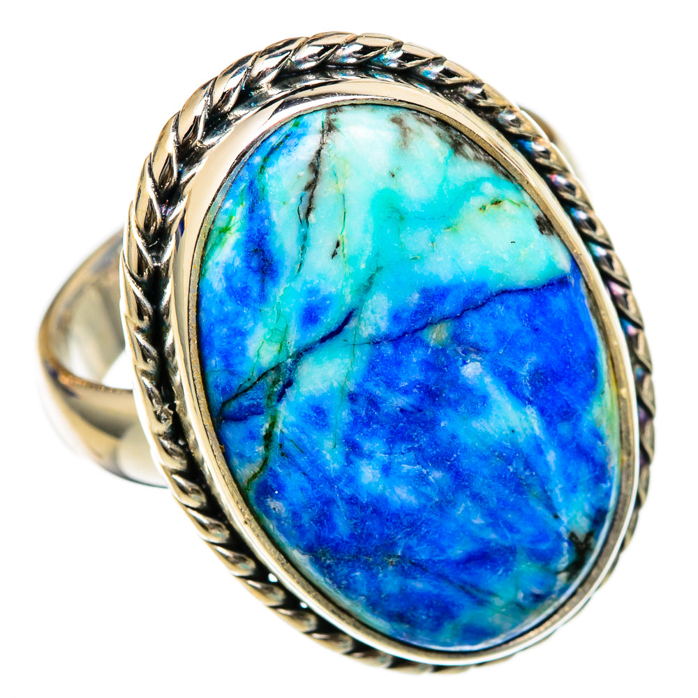 Azurite Rings handcrafted by Ana Silver Co - RING103248 - Photo 2