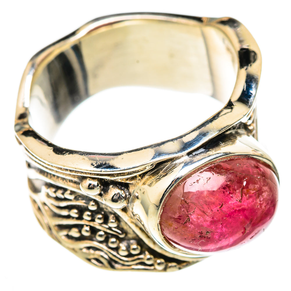 Pink Tourmaline Rings handcrafted by Ana Silver Co - RING103253 - Photo 2