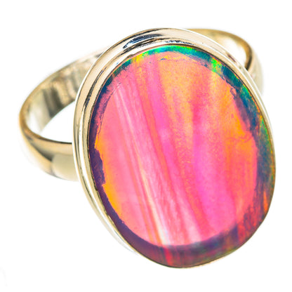 Aura Opal Rings handcrafted by Ana Silver Co - RING103266