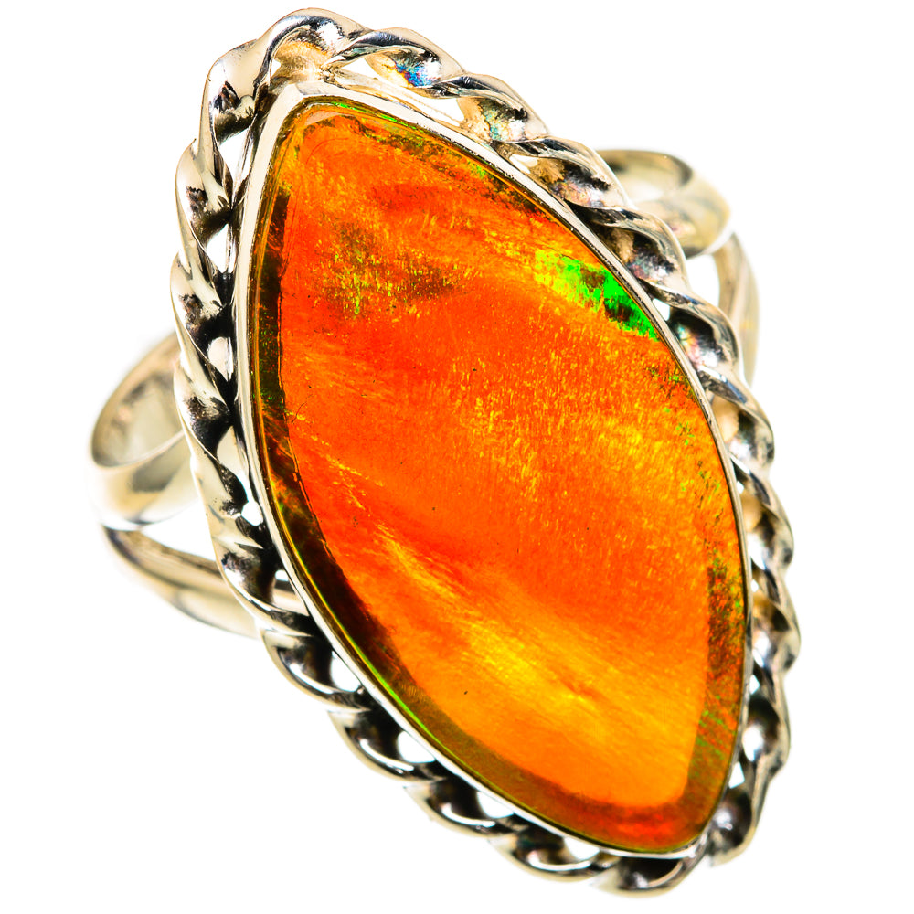 Aura Opal Rings handcrafted by Ana Silver Co - RING103267 - Photo 2