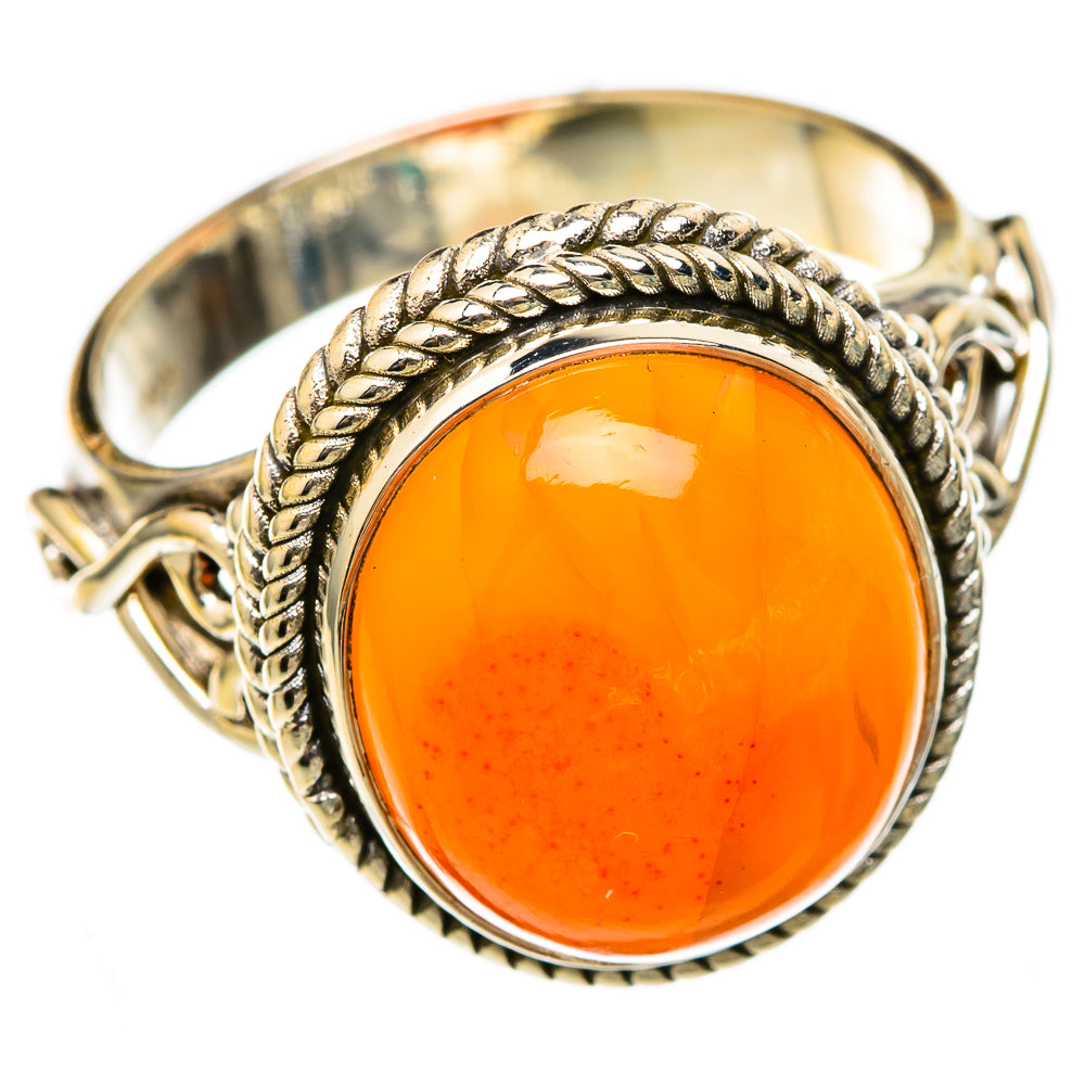 Carnelian Rings handcrafted by Ana Silver Co - RING103272