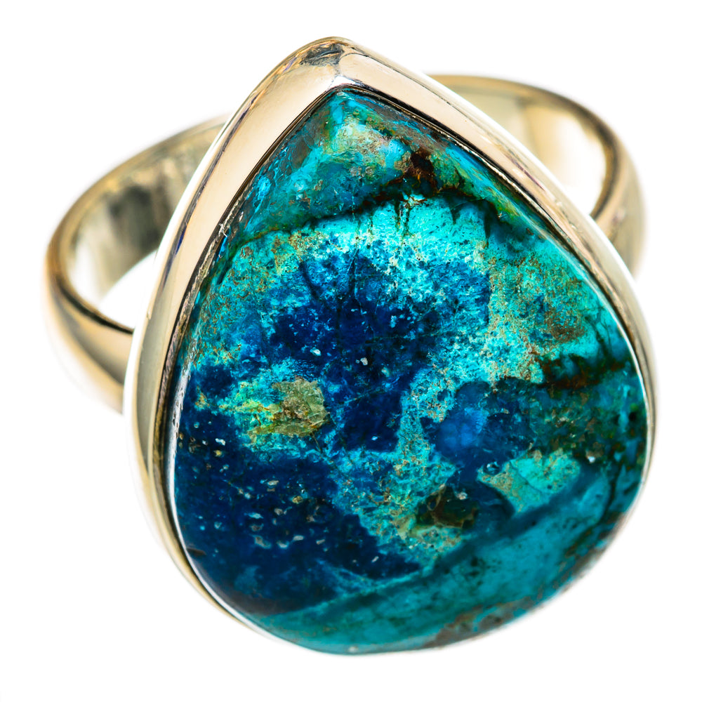Chrysocolla Rings handcrafted by Ana Silver Co - RING103289