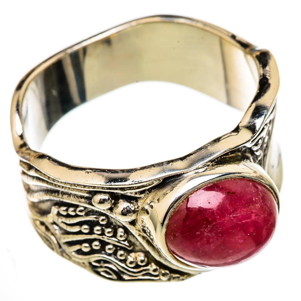 Pink Tourmaline Rings handcrafted by Ana Silver Co - RING103293