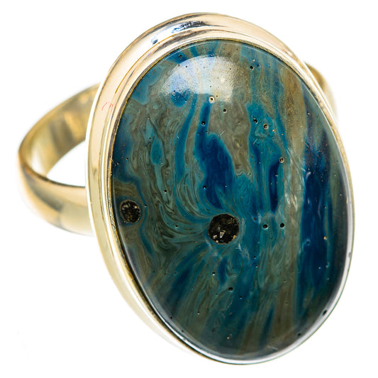 Blue Jasper Rings handcrafted by Ana Silver Co - RING103307