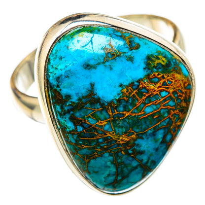 Chrysocolla Rings handcrafted by Ana Silver Co - RING103309 - Photo 2