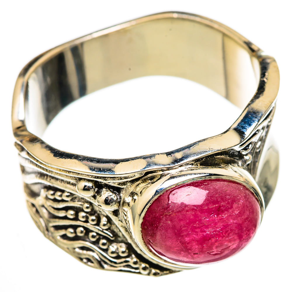 Pink Tourmaline Rings handcrafted by Ana Silver Co - RING103311